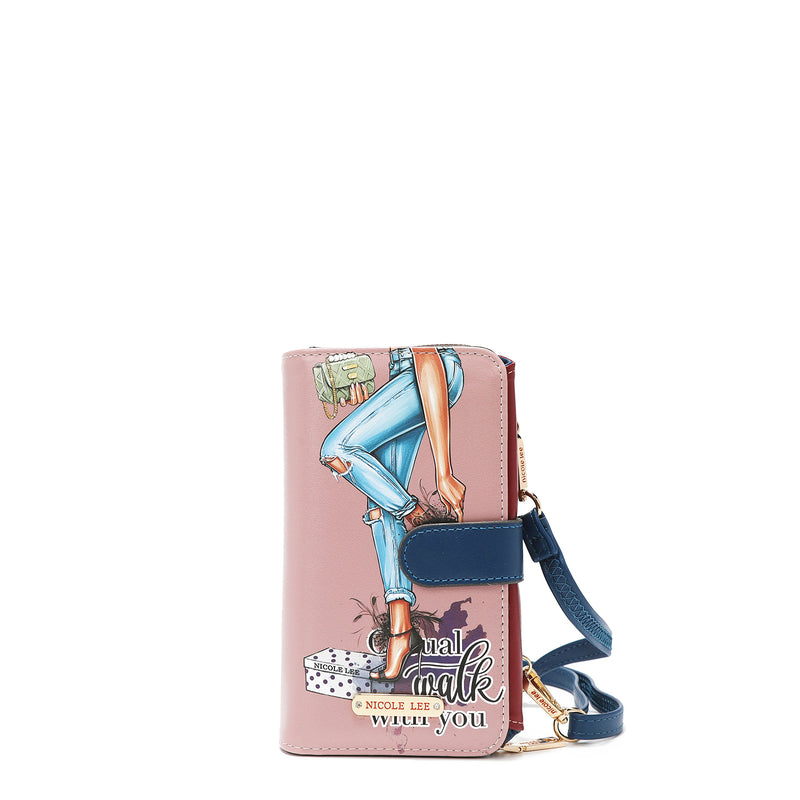2 PIECE ACCESSORIES SET (WATCH, PHONE CASE CROSSBODY WALLET)