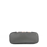 Gray bottom of vegan leather Ladies Night Out handbag part of LADIES NIGHT OUT 3 PIECE SET (Handbag, Crossbody, Wallet). 