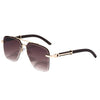 OUR AVIATOR SUNGLASSES IN SMOKE BROWN.