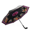 OUR BLAKELY INVERTED CUP HOLDER UMBRELLA IN OUR NICOLE LEE MARTHA TRAVELS ITALY DESIGN.