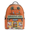 LARGE USB FASHION BACKPACK WITH CHARGING PORT AND POUCH