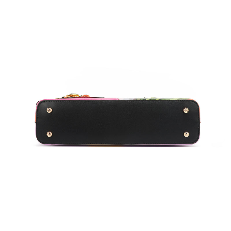 VIOLET BLOSSOM DOME SHOULDER BAG