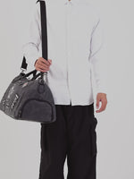 DENIM PATCH DUFFEL