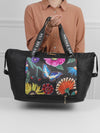 JENNA FOLDABLE NYLON TRAVEL TOTE