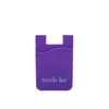SILICONE POCKET STICK-ON PHONE WALLET
