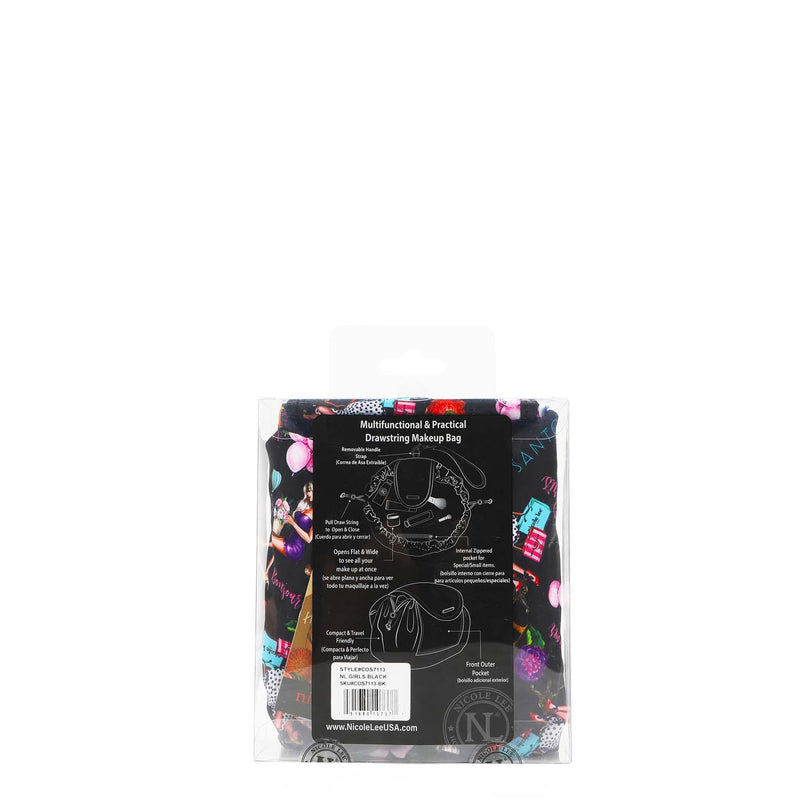 DRAWSTRING COSMETIC BAG