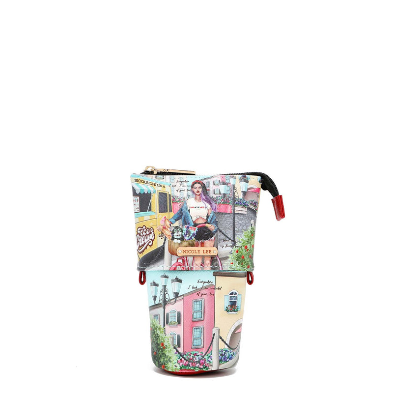 LAYERED MAKEUP BRUSH HOLDER