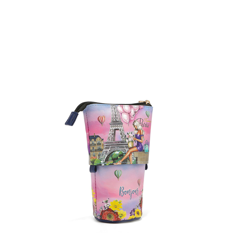 LAYERED MAKEUP BRUSH HOLDER