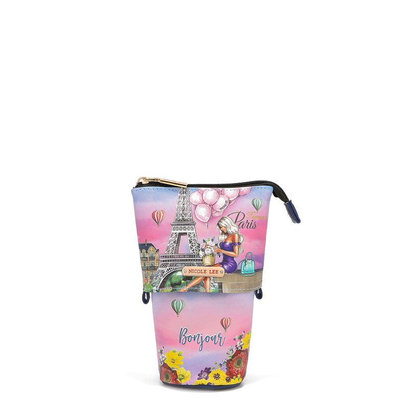 LAYERED MAKEUP BRUSH HOLDER