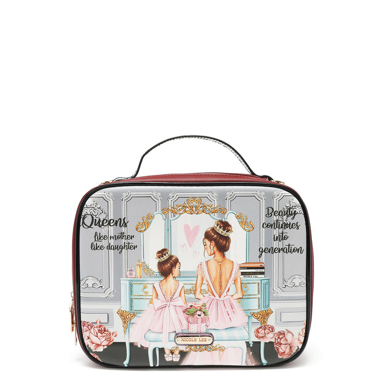 TRAVEL HANDBAG WITH POUCH SET