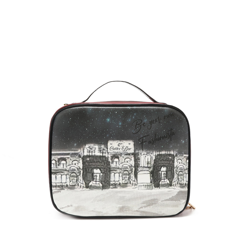 TRAVEL HANDBAG WITH POUCH SET