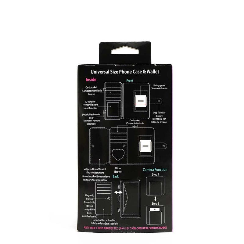 TRIFOLD PHONE CASE CROSSBODY WALLET
