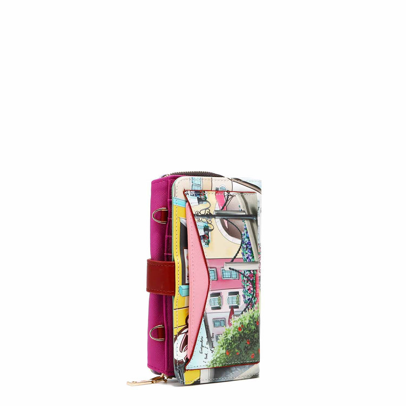 TRIFOLD PHONE CASE CROSSBODY WALLET