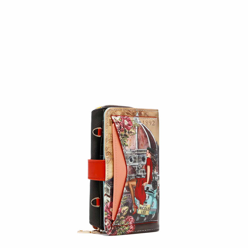 TRIFOLD PHONE CASE CROSSBODY WALLET