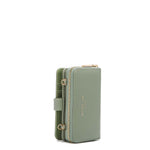 2 PIECE SOLID PHONE CASE CROSSBODY WALLET
